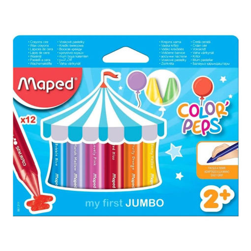 Picture of MAPED CRAYONS MAXI SOFT  X12